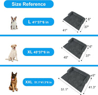 Luxurious Dog Couch Bed, Dog Couch Cover - Large(41*37*6 In) / Grey - image 4