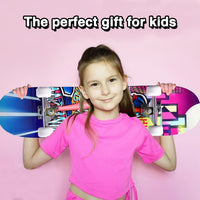 Skateboards for Beginners Kids Boys Girls and Adults, 31''x8'' - Skateboard Girl - image 2