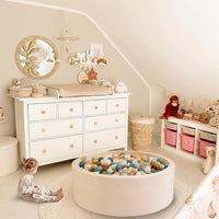 GOGOSO star, heart and moon ball pit balls in a pastel color mix with storage bag - view 23