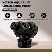 Aquarium Wave Maker Pump: 8W 1600GPH 360°Adjustable Power Head Fish - image 2
