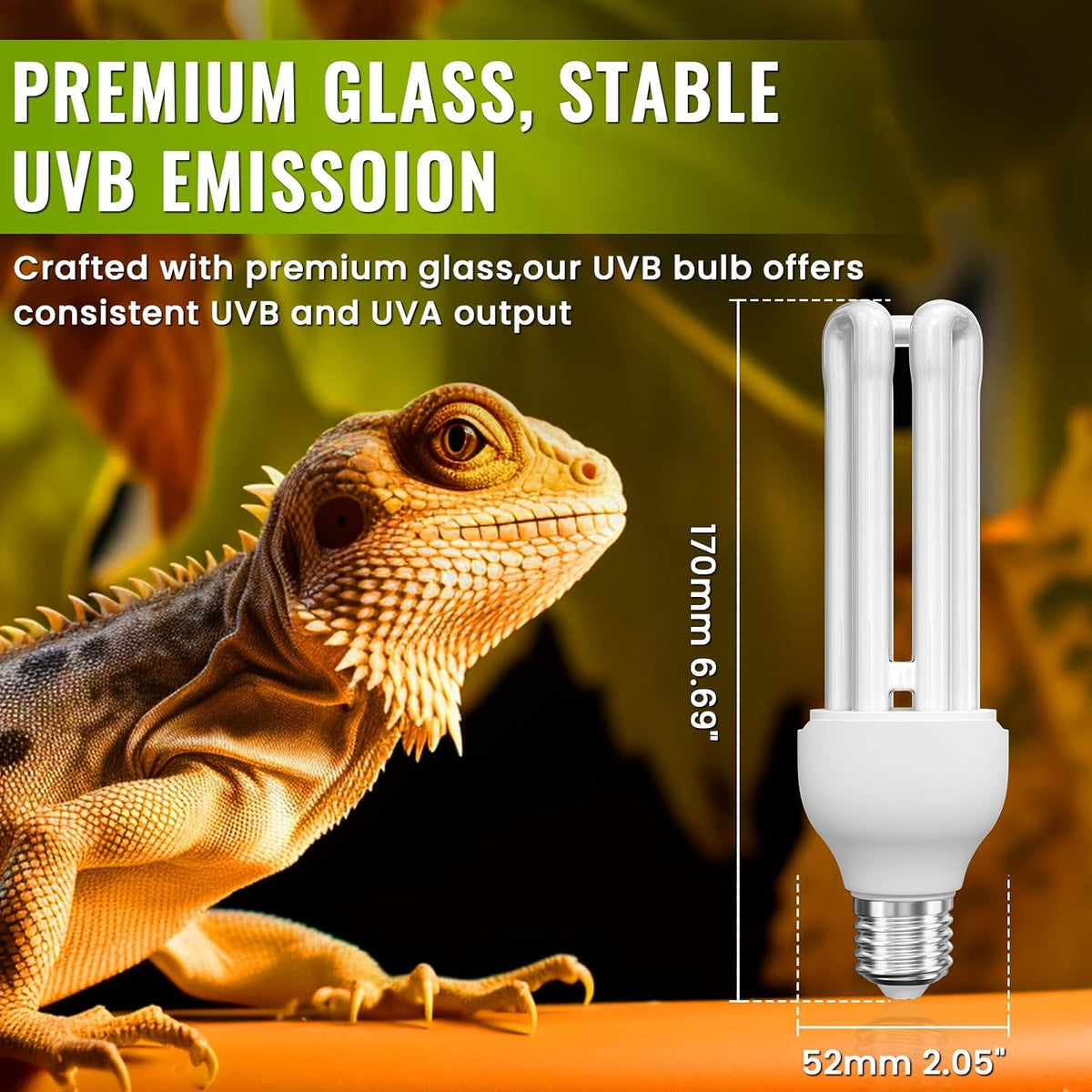 DoRight UVB 5.0 Bulb for Birds Compact Fluorescent Light Bulb E26 - image 3