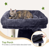 Globlazer F70 Pro Heavy Duty Cat Tree Tower for Indoor Cats Large - Dark Grey / XL - image 4
