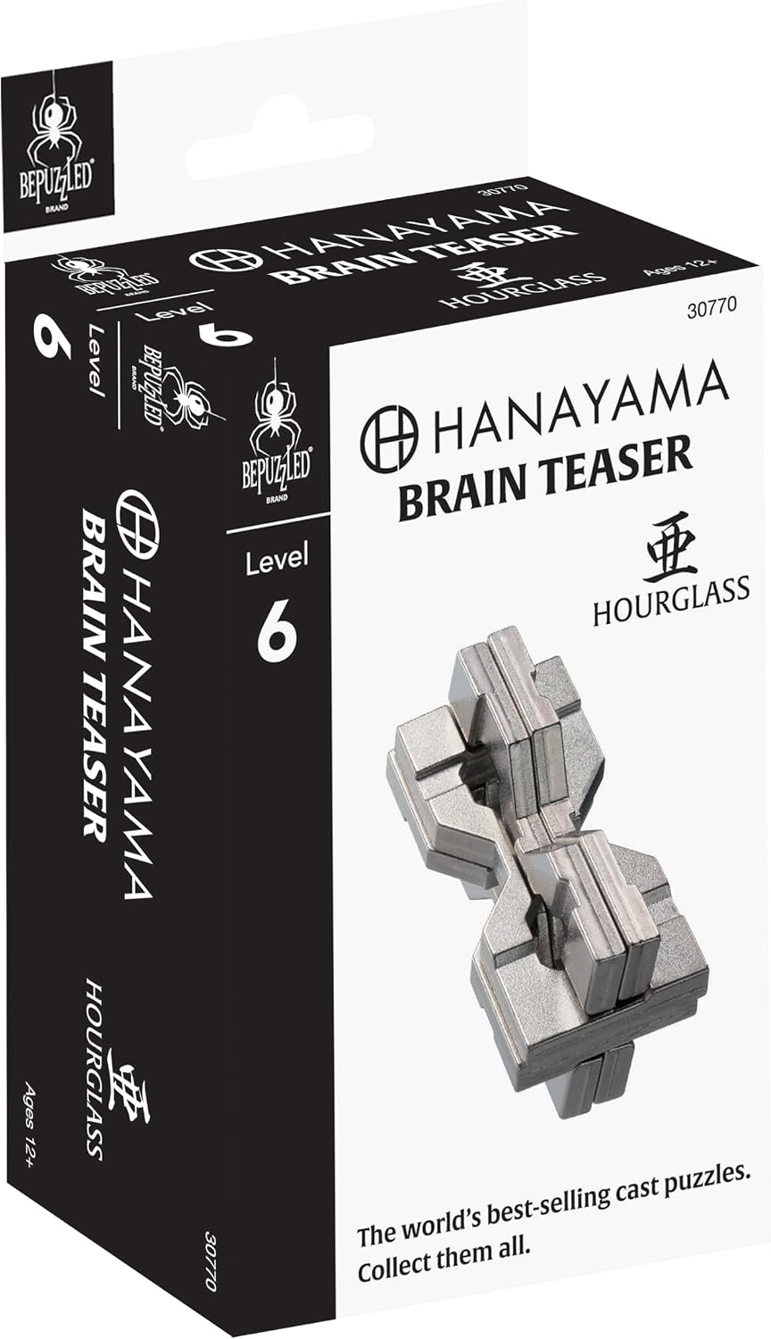 BePuzzled | Enigma Hanayama Metal Brainteaser Puzzle Mensa Rated Level 6, for Ages 12 and Up - image 3