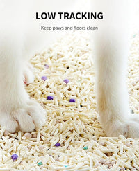 PETKIT Upgraded Clump+ Tofu Mixed Cat Litter, Water Flushable,Ultra Absorbent and Fast Drying, 100% Natural Ingredients Clumping Litter, Dust-Free Low Tracking Bentonite Litter (5.2lb×3bags)