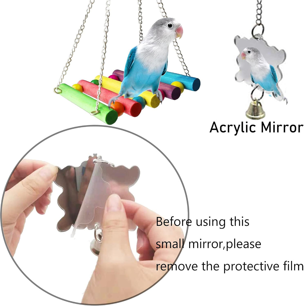 Parakeet Cockatiel Bird Toys - image 4