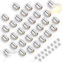 10pcs Mini Led Lights for Craft - Warm White & Cool White / 20