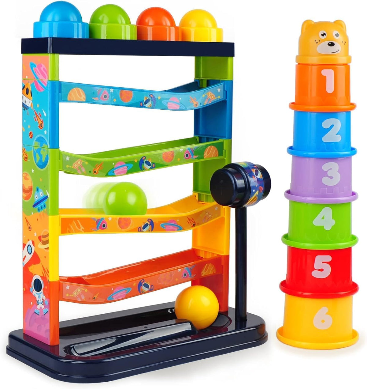 YVV Pound a Ball for Toddlers Boys and Girls STEM Developmental