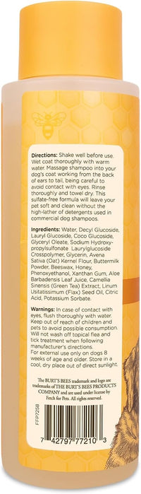 Burts Bees for Pets Oatmeal Dog Shampoo with Honey - Unscented / 16 Fl Oz (Pack of 1) - image 3