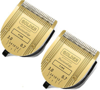 3Pack 5 in 1 Blades Dog Grooming Blade Compatible with Wahl Bravura - GOLD/2PCS