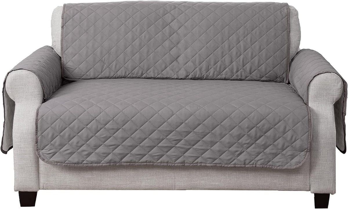 Furhaven Water-Resistant & Reversible Chair Cover Protector for Dogs - Loveseat / Gray/Mist - image 4