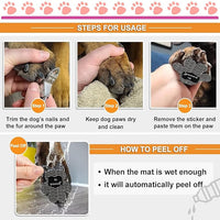 yucca Dog Anti Slip Paw Grips Traction Pads, Dog Paw Protector with Stronger Adhesive, Toe Grips for Dogs from Slipping on Hardwood Floors, Dog Shoes Booties Socks Replacement for Older Dogs