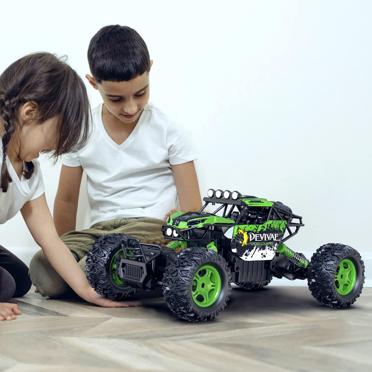 CROBOLL 1:12 Large RC Cars for Boys - Green