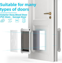 3-Flap Never Rust Extra Large Dog Door for Doors with Sliding Lock - Medium / For Door - image 4