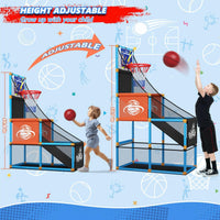 Arcade Basketball Game Set Boy Toys Indoor Outdoor Kids Basketball - Blue - image 3