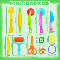 Dough Tools 55 PCS Dough Play Tools Set for Kids - 55 pcs - image 2