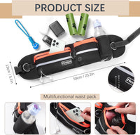 Hands-Free Dog Leash with Pouch - Orange - image 3