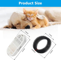 Cat Water Fountain Filter Replacement for Stainless Steel Pet Fountain – Essentials for Cats - 9+9 Pack - image 4