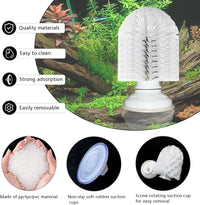 Turtle brush with screw-fastened suction cup for cleaning turtle shells - view 4