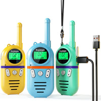 Inspireyes Kids Walkie Talkies - Mint Garden / 3 Pack