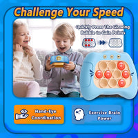 Pop Game, Light Up Fidget Toy for Kids & Adults - Light Blue - image 2