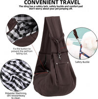 ARZQUT Dog and Cats Carrier Sling - Brown - image 4