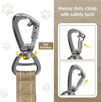 AUBELL Tactical Dog Leash Heavy Duty - Brown - image 3