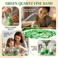 RAINFLOW 15oz Fine Yellow Sand for Crafts - Green / 15 OZ - image 4