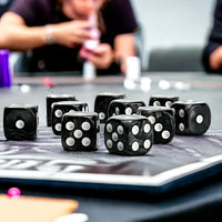 Luck Lab 10 Pack 16mm D6 Acrylic Dice Set - Black Pearl - image 4