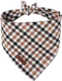 Dog Bandanas 1PC Washable Cotton Triangle Dog Scarfs for Small Medium - Large / Fall