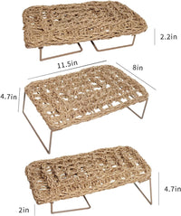 Bearded Dragon Hammock Reptile Tank Accessories Decor Basking - Rectangle - image 4