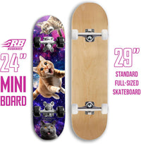 Rude Boyz 24 inch mini cruiser skateboard for kids with aluminium trucks - view 9