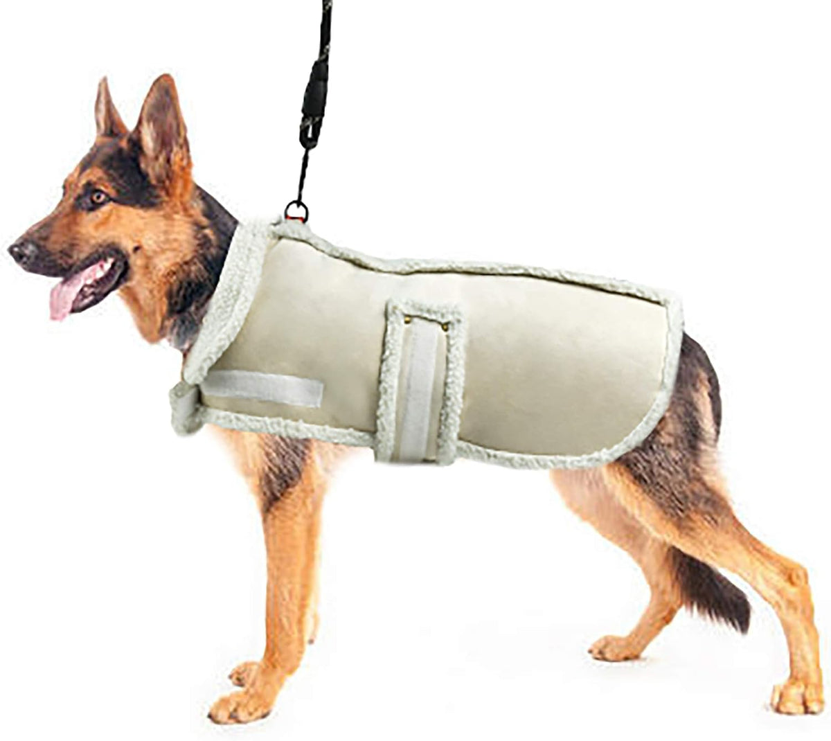 Dog Winter Jacket, Warm Windproof Dog Sweaters for Small Dogs - Beige / X-Large(41.9lb-57.3lb)
