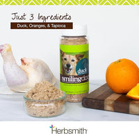 Herbsmith Kibble Seasoning – Freeze Dried Duck – Dog Food Topper for Picky Eaters – Grocery-Grade Fruits + Veggies – 3oz