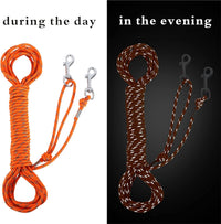Reflective Cat Leash 50FT Cat Cable Out Escape Proof Walking Leads - 50FT / Orange - image 3
