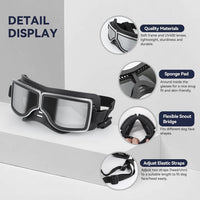 Dog Goggles Medium to Large Breed Pilot Style