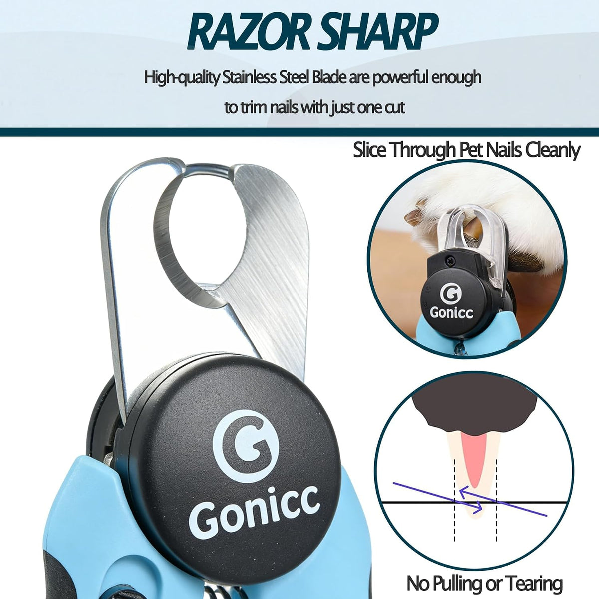 gonicc Professional Dog & Cat - LED Light For Large and Medium Dogs - image 3