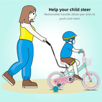JOYSTAR 10" 12" 14" 16" Kids Bike for Boys and Girls Ages 1-7Y – Fun for Kids & Family - Green / 14 Inch with Training Wheels - image 3
