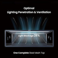 85 Gallon Reptile Tank, Front Opening Snake Tank for Easy Maintenance, Reptile Enclosure with Top Screen Ventilation 48''x24''x18''