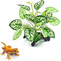 Reptile Artificial Plants, Terrarium Decorations Supplies – Essentials for Fish - A - image 2