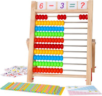 WOODMAM Wooden Abacus for Kids-100 Counting Sticks