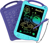 Astrodraw Drawing Pad, LCD Writing Tablet for Kids - Aqua/Purple