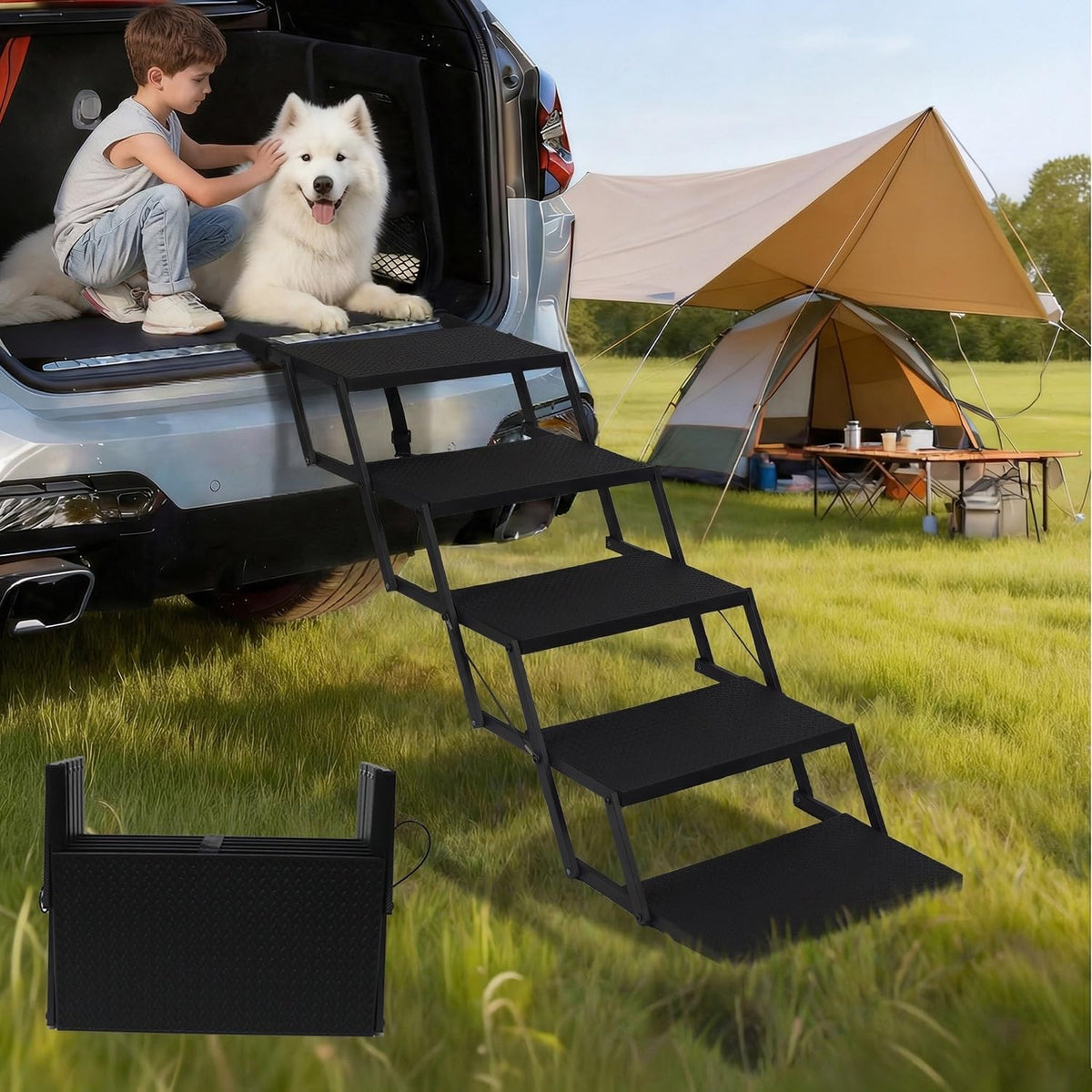 Dog Steps for Car, Truck, SUV - 5 Steps