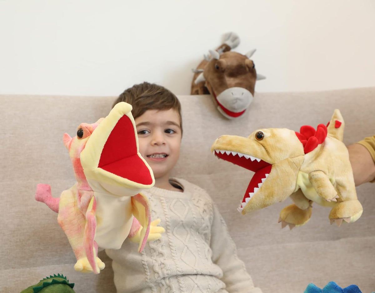 Puppet Hand Puppets for Kids - Dinosaur 2 - image 4