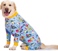 Miaododo cotton dog surgery recovery suit with long sleeves and high collar - view 2