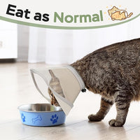 Cat Cone Collar Soft: Comfortable Waterproof Mesh Recovery Cone After Surgery to Stop Licking and Scratch, Alternative to Plastic Elizabeth Head/Neck Cone