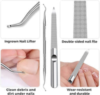 Toenail Clippers for Ingrown Thick Toenails, 16mm/37mm Wide Opening Heavy Duty Toe Nail Clippers for Men Thick Nails with Long Handle, 45 Degrees Very Sharp Slanted Curved Blade Toenail Clippers