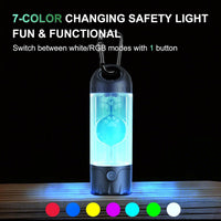 Tubasion 3-in-1 Dog Poop Bag Holder with Flashlight 7-Color - 2 Dispensers, 60 Bags - image 4