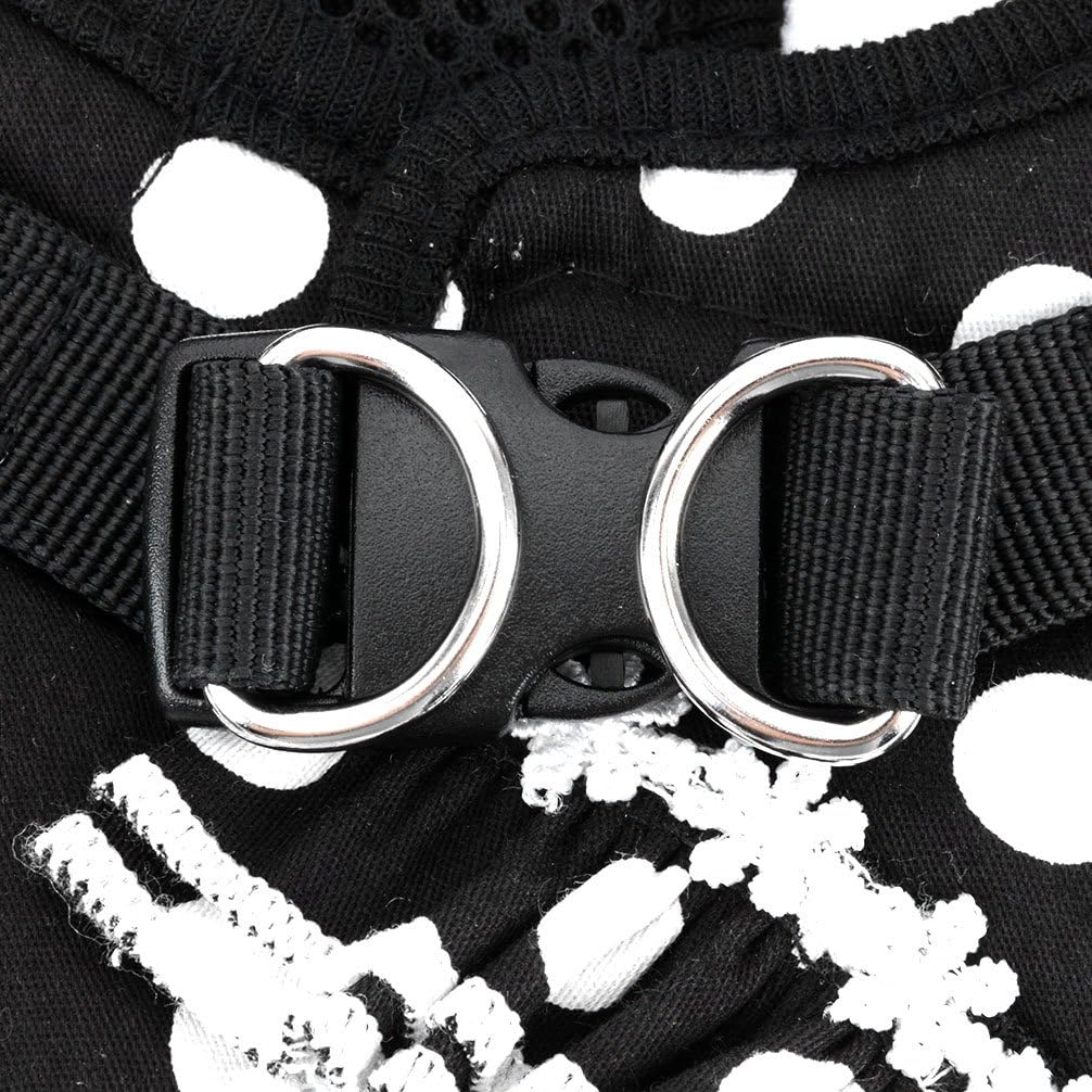 Step-in Dog Harness and Leash Set for Small Dogs - XL / black - image 4