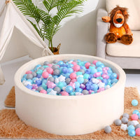 Realhaha Ball Pit Balls Star Shapes Plasticballs for Ballpit Playpen – Fun for Kids & Family - Pearl Pink Green Blue White / 100 - image 4
