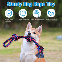 UPSKY 2 Pack Dog Rope Toys - C.Pink&Green - image 3